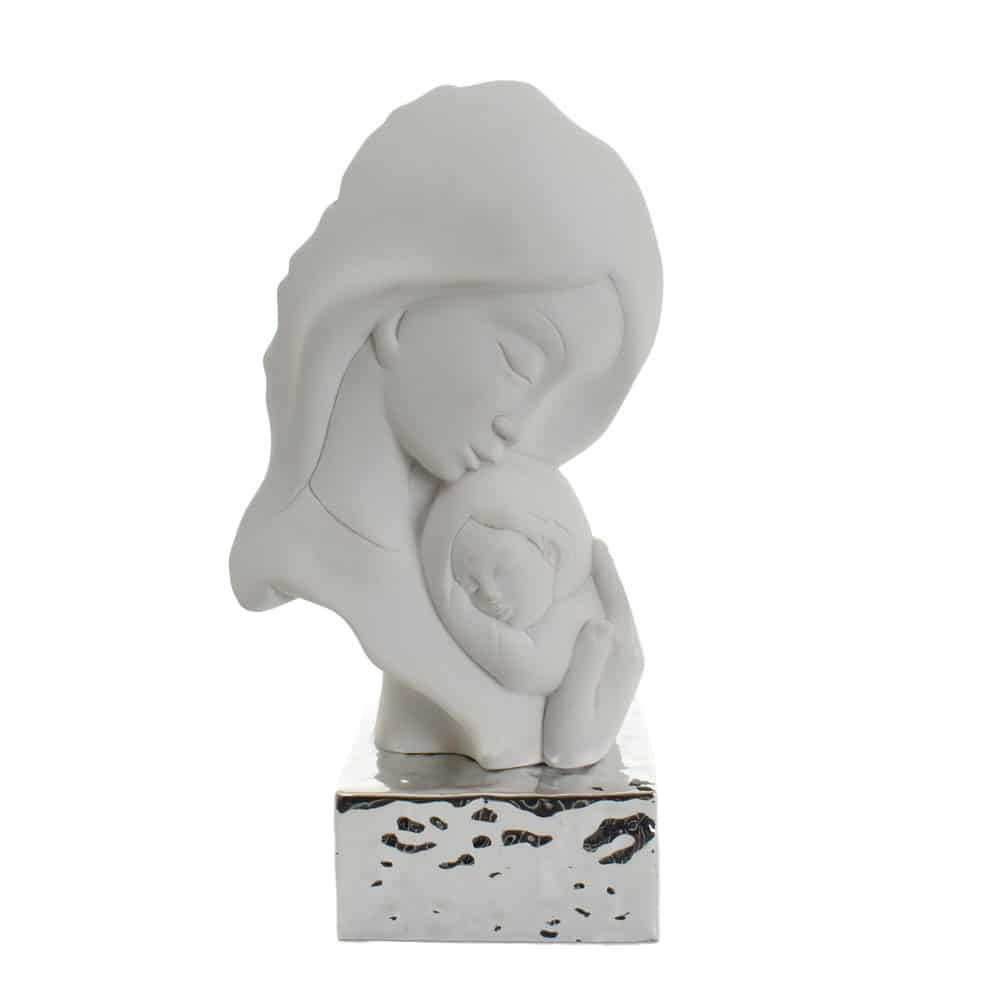 Scultura maternità su base argento - H.20 cm - Bongelli Preziosi