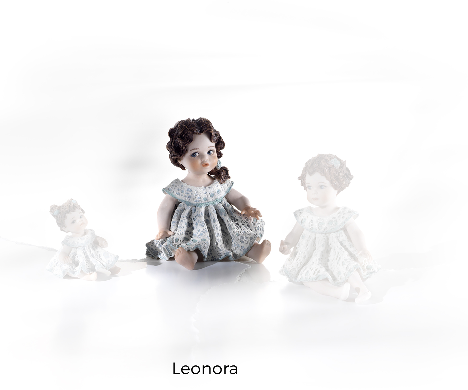 Figura in porcellana Leonora - H. 10.5 cm - Sibania