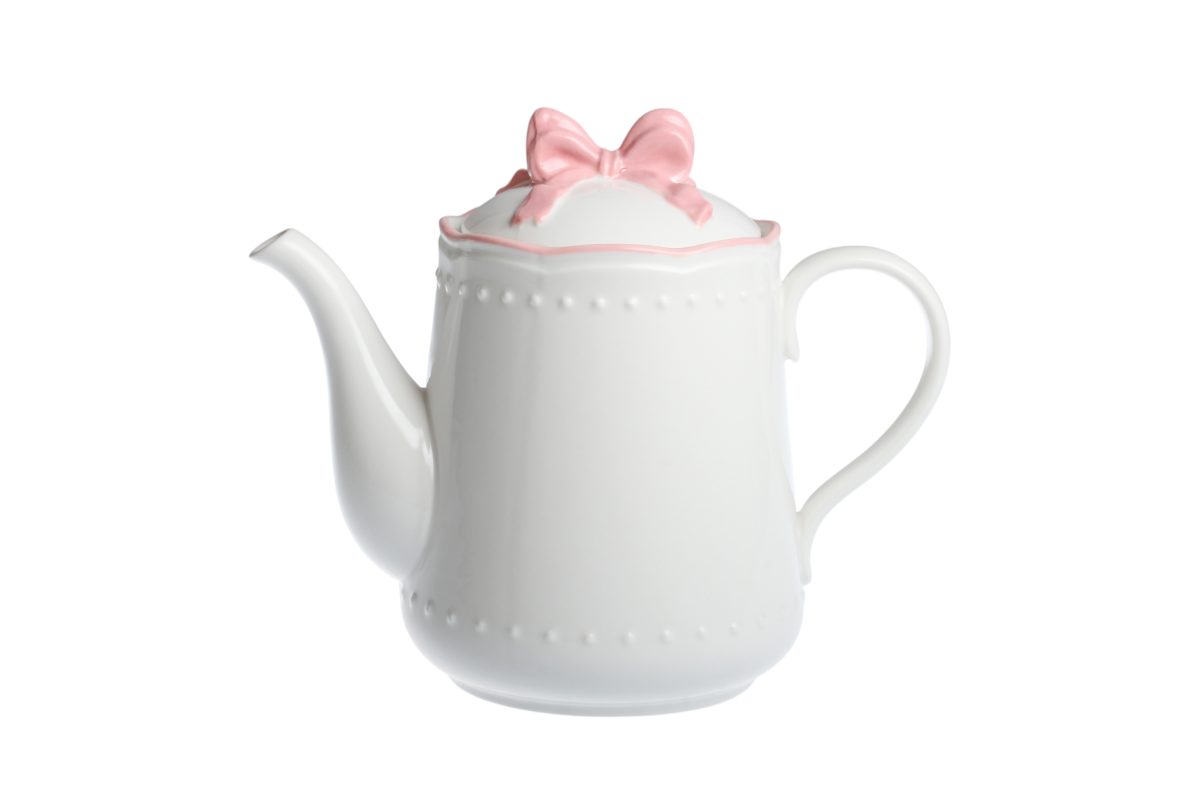 Teiera Ribbon Grace in porcellana - ml 250 - Isabelle Rose