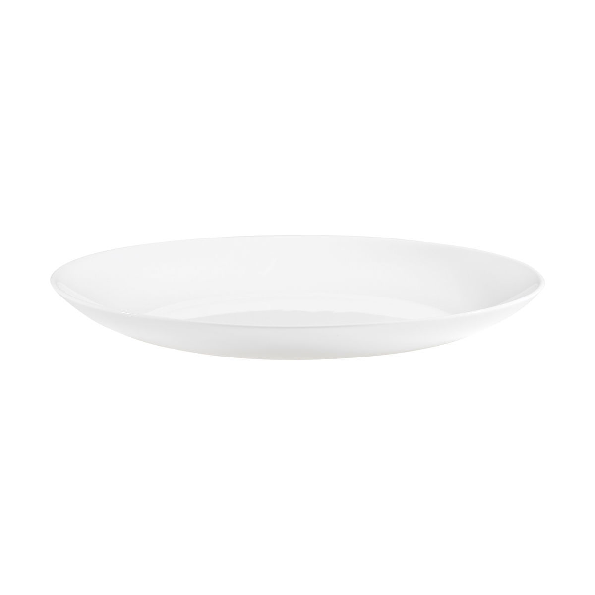 Servizio di piatti 18 pz in vetro bianco opaco - Estia