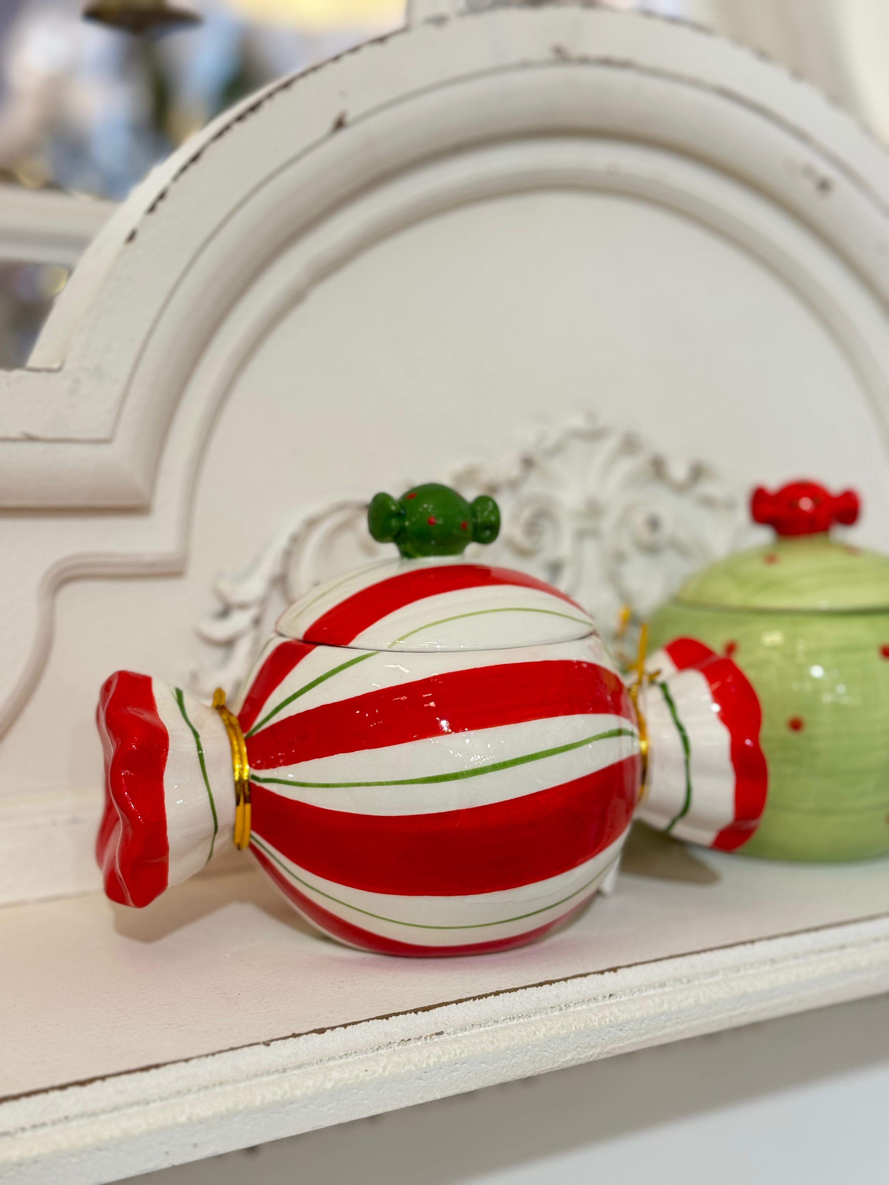 Scatola ceramica caramella Candy - 3 varianti - 19xH12  cm