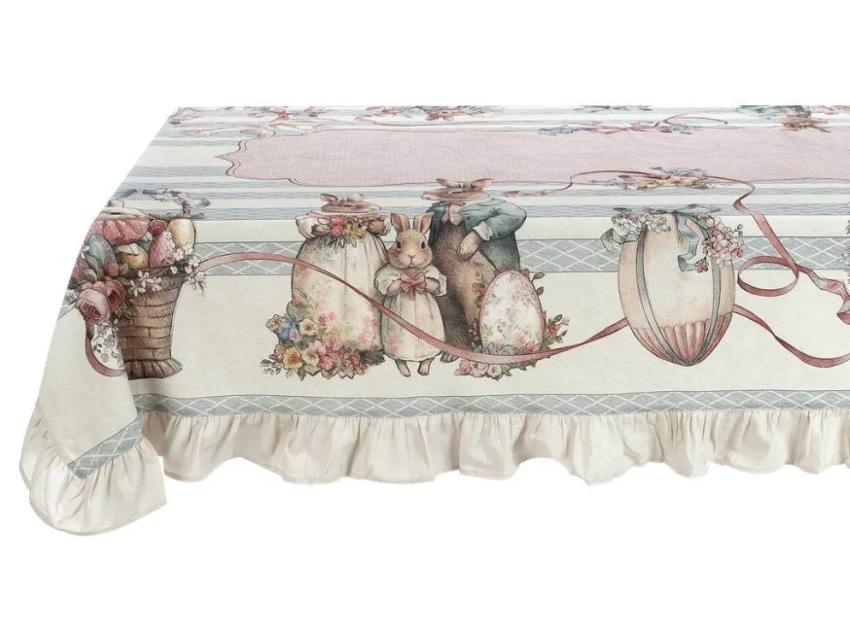 Tovaglia con gala con stampa pasquale