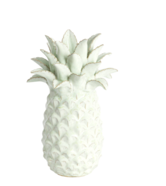 Vaso in ceramica ananas mod. NANASI verde menta - H.30.5x18 cm - Light e living