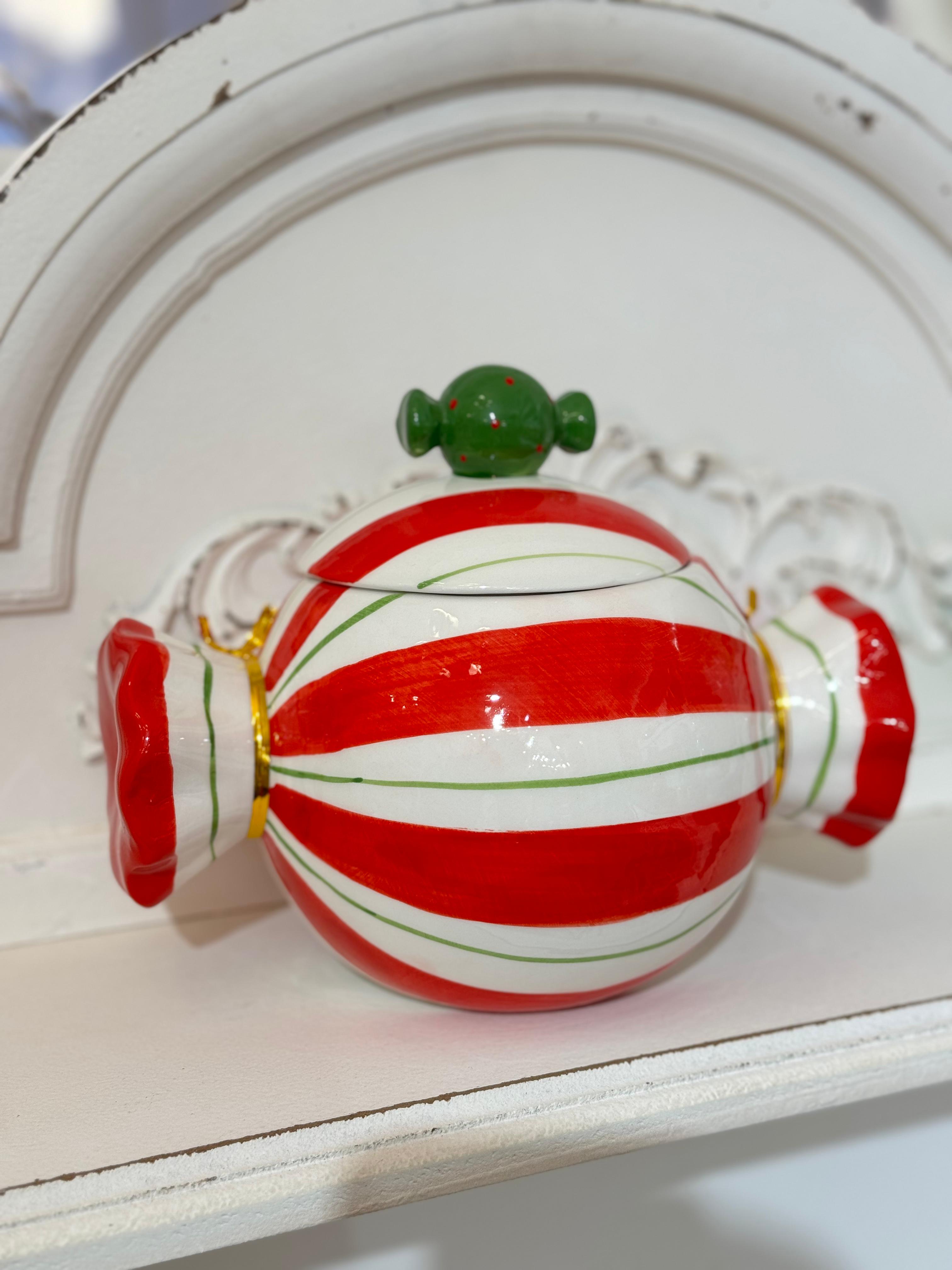 Scatola ceramica caramella Candy - 3 varianti - 22xH17 cm