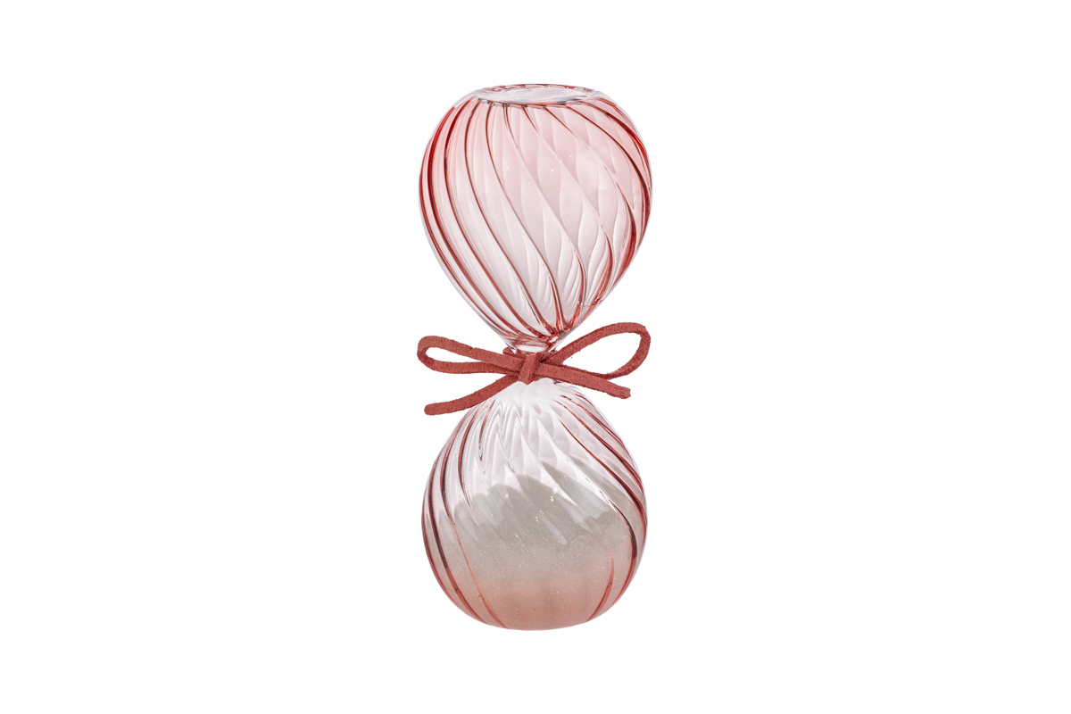 Clessidra in vetro colorato c/astuccio - vari colori - H.12 cm - Le Stelle