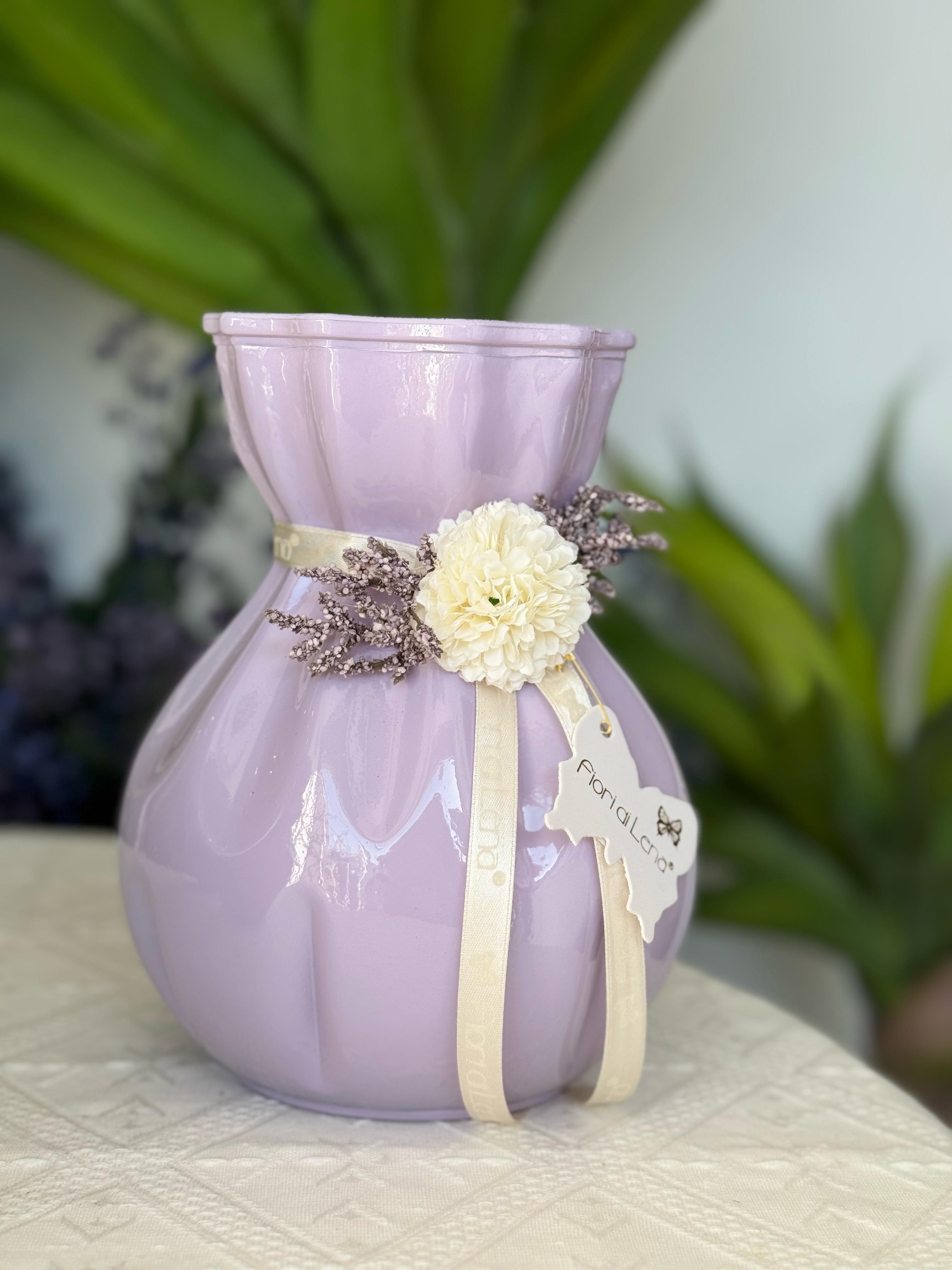 LEONARDO HOME 050637-Ciotola Poesia 39,5 cm, Colore: Rosa, 40 cm
