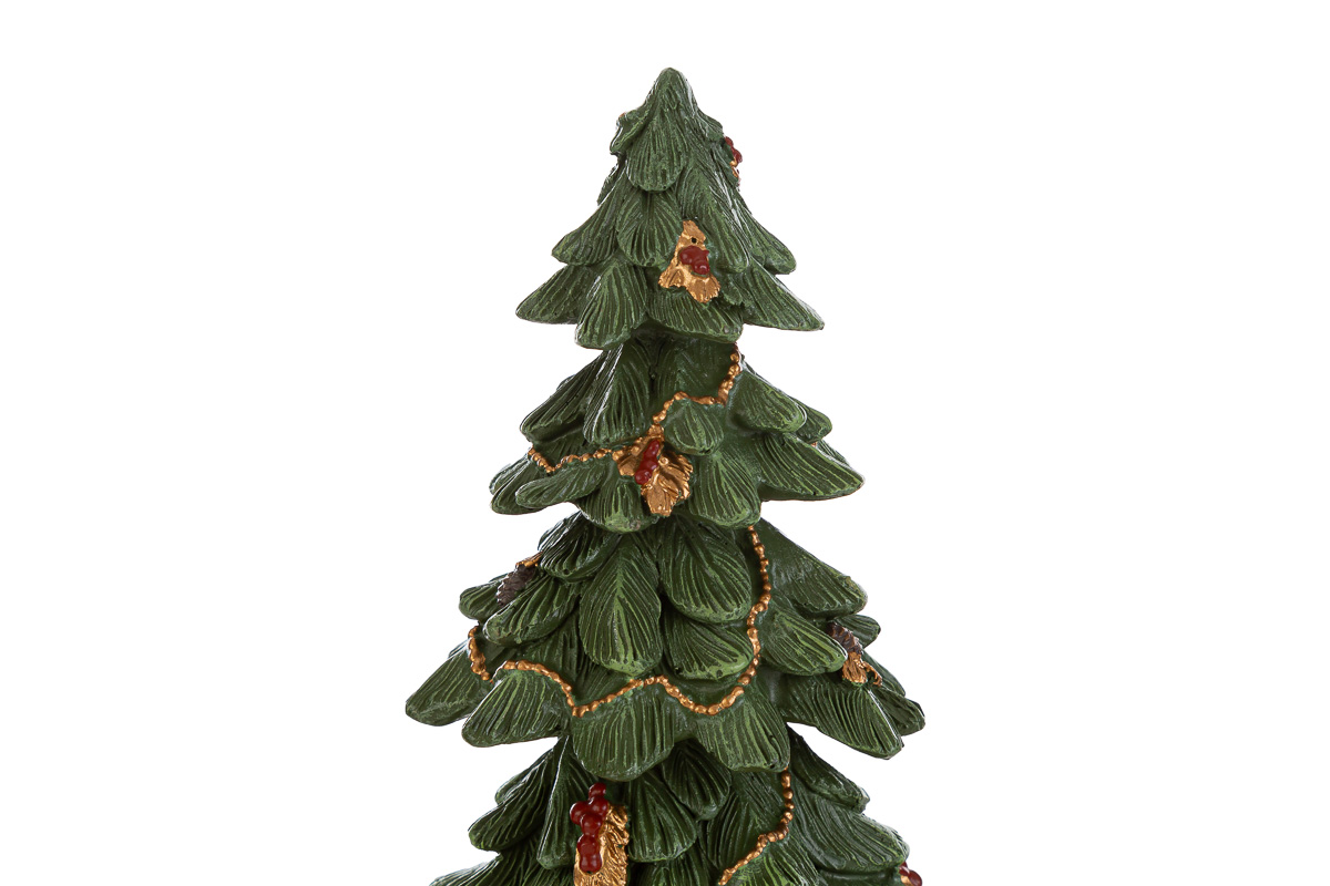 Albero natalizio in resina - H.18x9 cm - Le Stelle