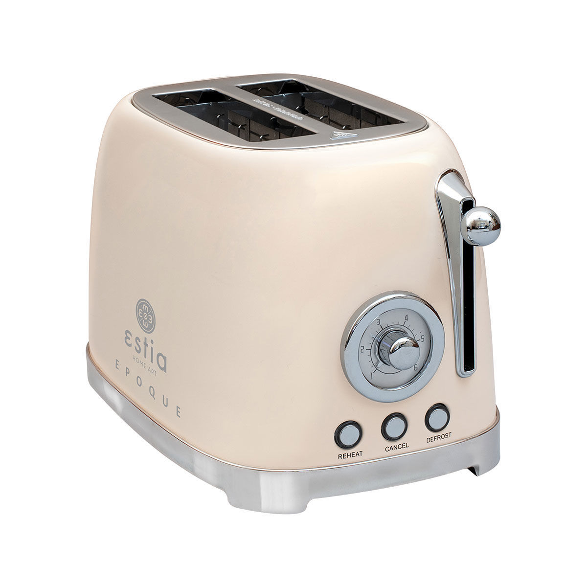 Tostapane retro epoque 2 fette 815 w crema - Estia