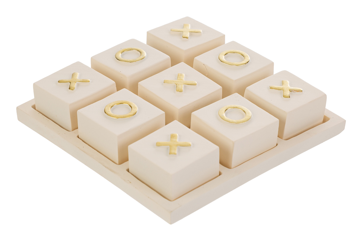 Set tris in resina c/astuccio - 12x12x3 cm - Le Stelle
