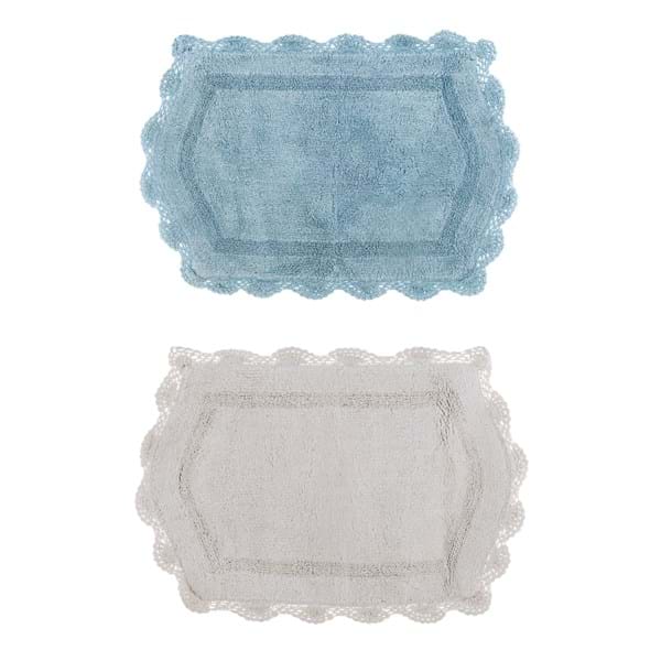 Tappeto in cotone con crochet