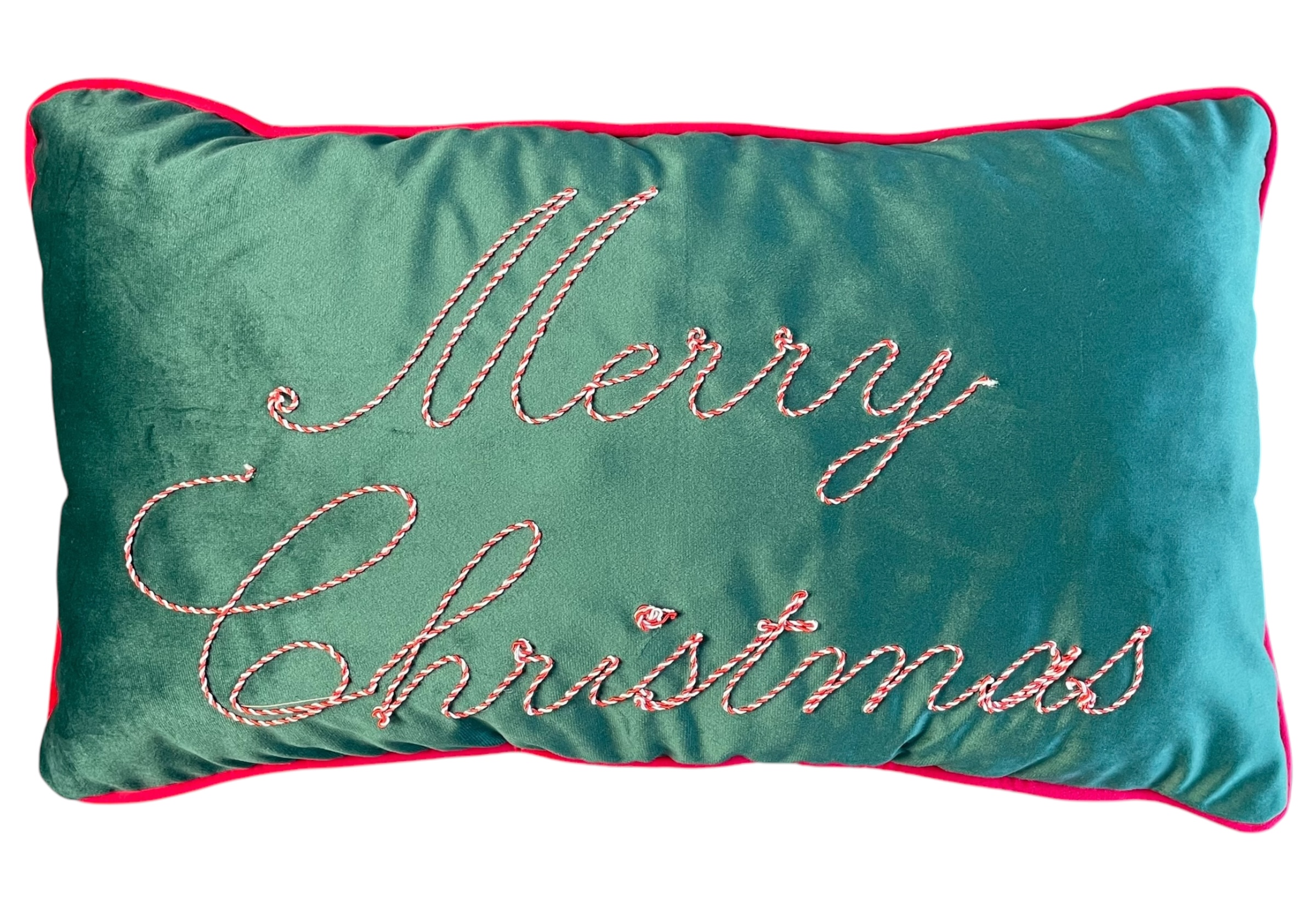 Cuscino rettangolare natalizio in velluto FUN CHRISTMAS - 45x60 cm - vari colori - Clodette