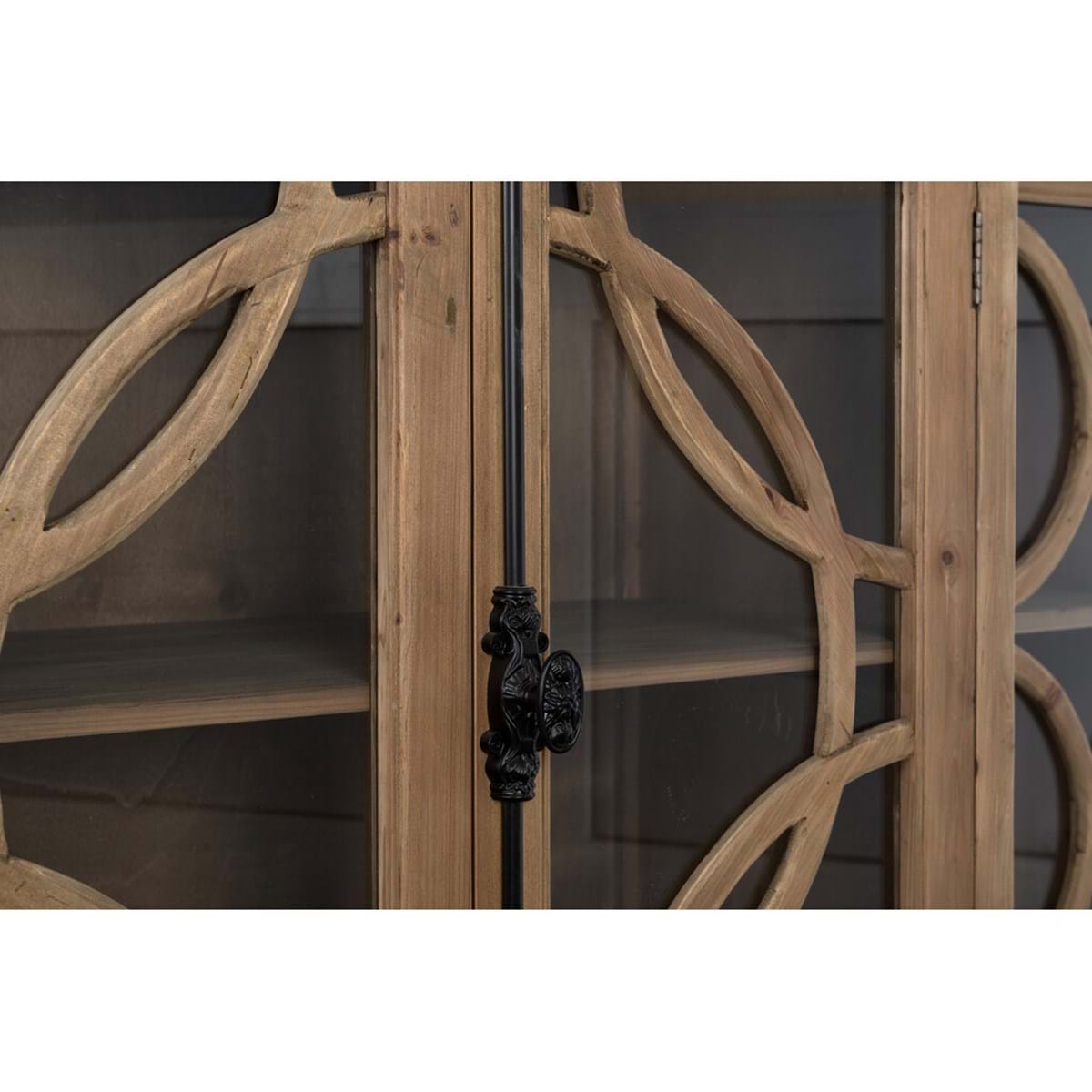 Mobile buffet in legno di cedro riciclato Fresia Collection - 190x50x100 cm - Blanc Mariclo - Foto 3