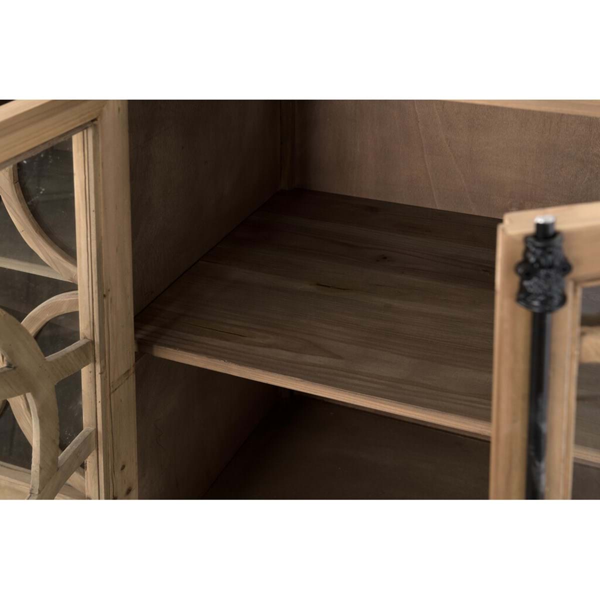 Mobile buffet in legno di cedro riciclato Fresia Collection - 190x50x100 cm - Blanc Mariclo - Foto 4