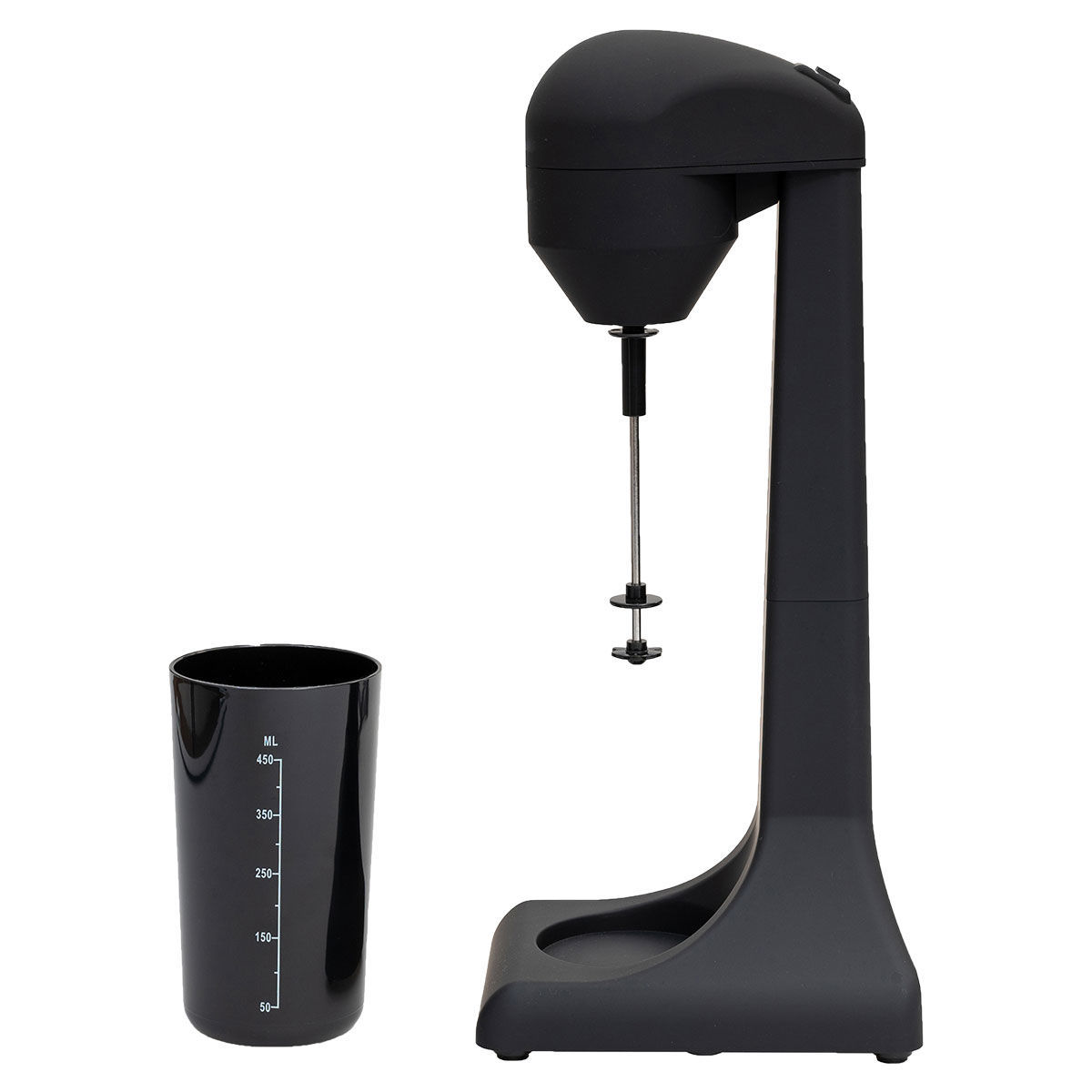 Mixer da tavolo in plastica nero 100 w 2 velocita con misurino da 550 ml - Estia