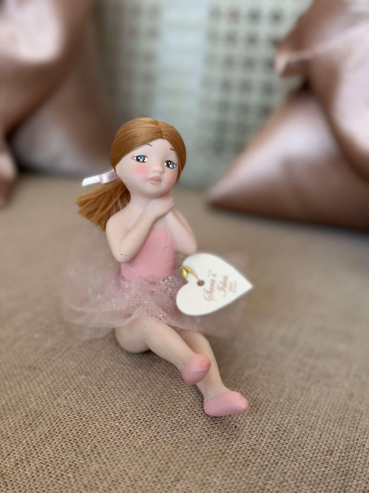 Ballerina in Porcellana - H.11 cm - disponibile in diversi colori - Sara ' s idea