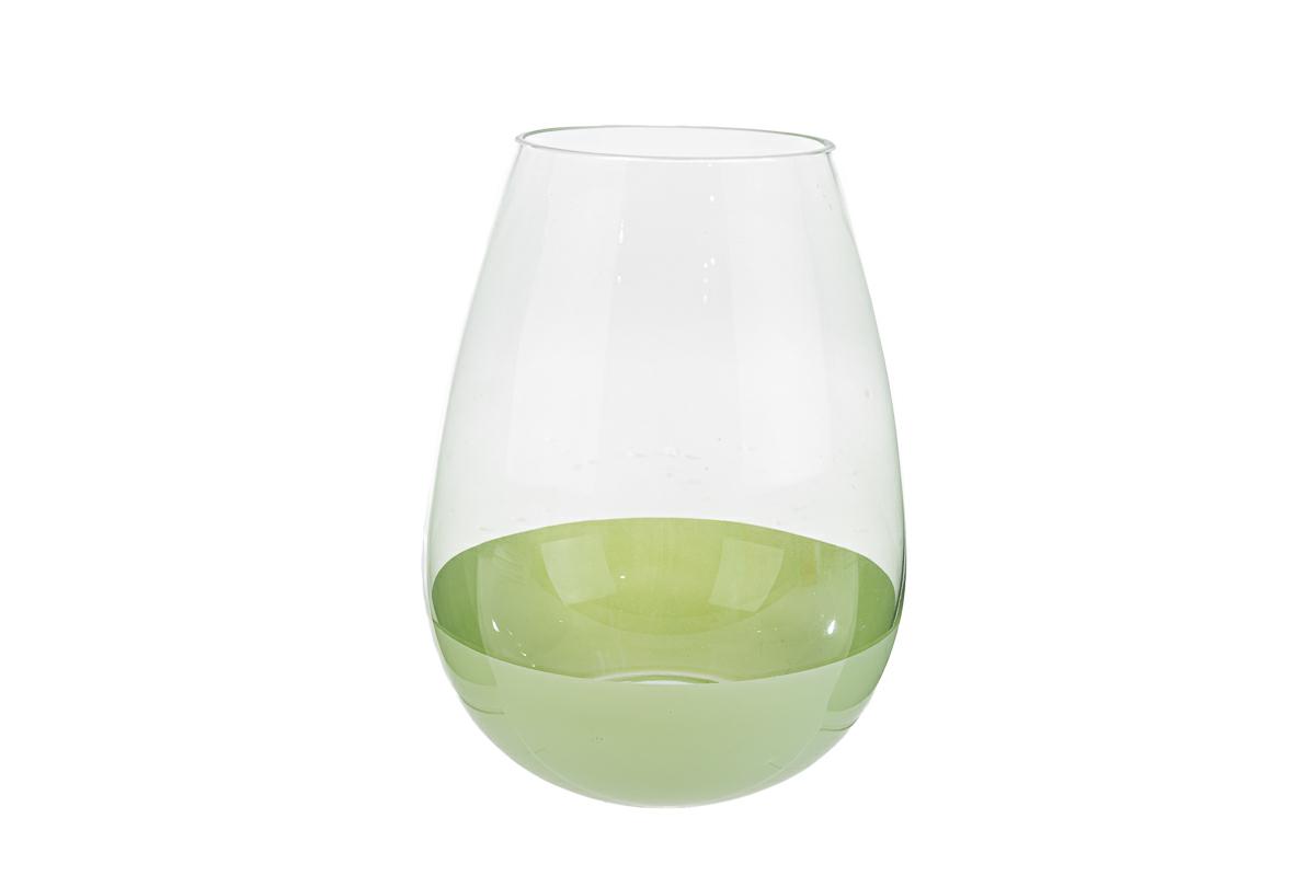 Vaso in vetro colorato  - vari colori -  H.23x18 cm - Le Stelle