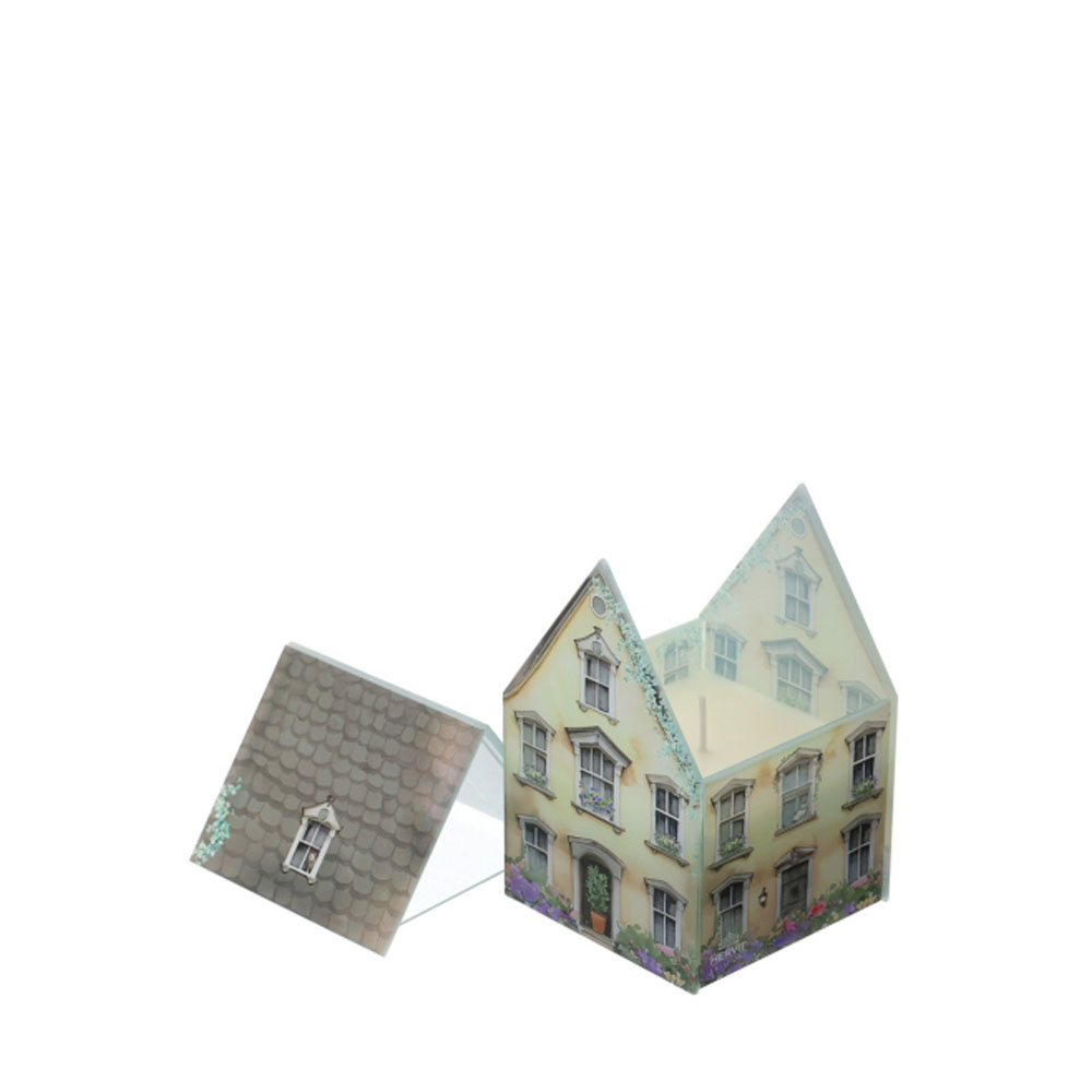 Contenitore in vetro c/candela Cottage - vari colori - 13x9 cm - Hervit