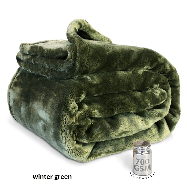 Plaid in pelliccia a pelo corto Silke - vari colori - 150x200 cm - Unique Living