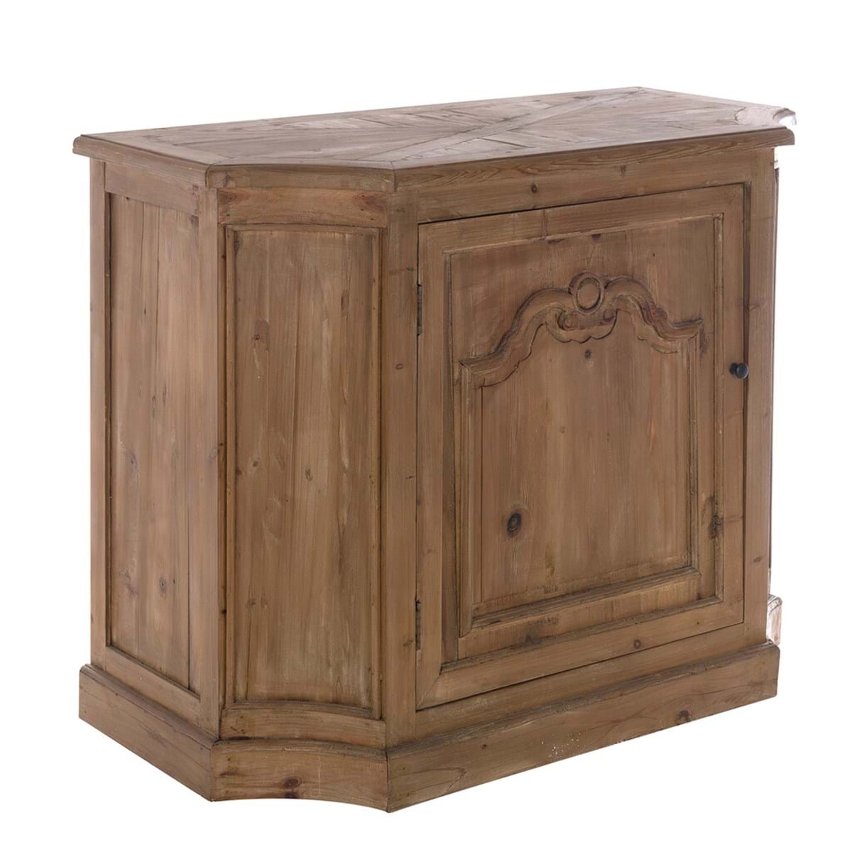 Mobile con sportello in legno di olmo Fresia Collection - 110x56x88 cm - Blanc Mariclo