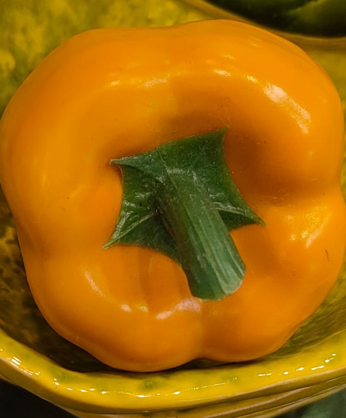 Peperone giallo artificiale - 9 cm