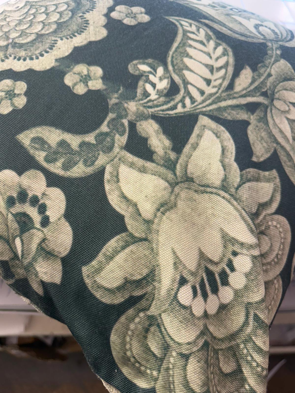 Cuscino arredo in cotone double-face verde - 40x40 cm - Light e Living