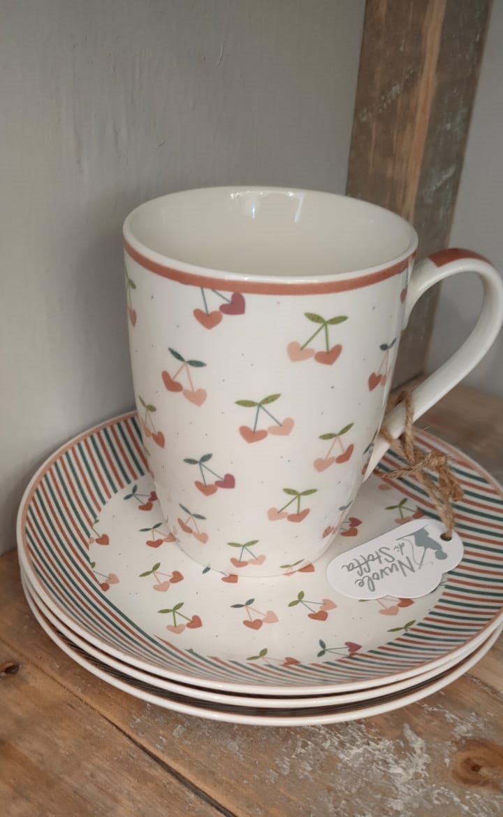 Piattino ice cream -17 cm - nuvole di stoffa