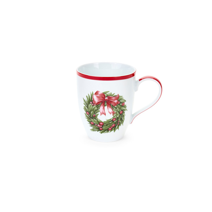 Tazza in porcellana natalizia Storia di Natale - 350 ml - Nuvole di Stoffa