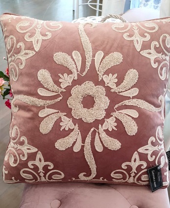 Cuscino d arredo - rosa antico - 50x50 cm