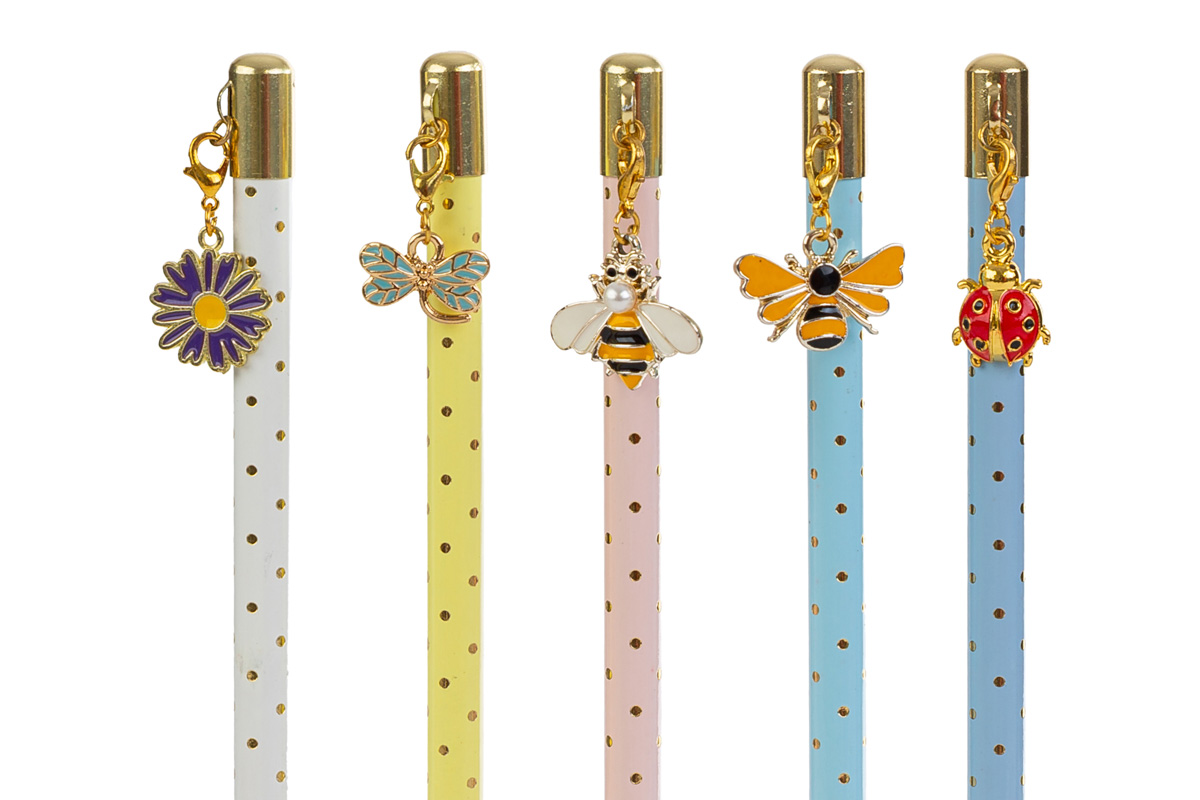 Matita con ciondolo - colori e modelli assortiti - Le Stelle