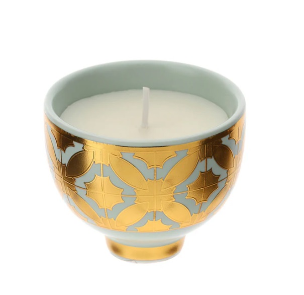 Candela profumata in ciotola Byzantium - vari colori - 6 cm - Hervit