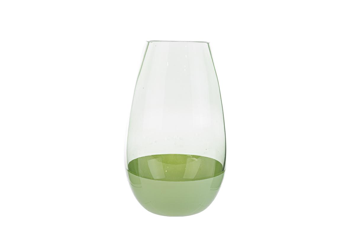 Vaso in vetro colorato  - vari colori -  H.20x12.5 cm - Le Stelle