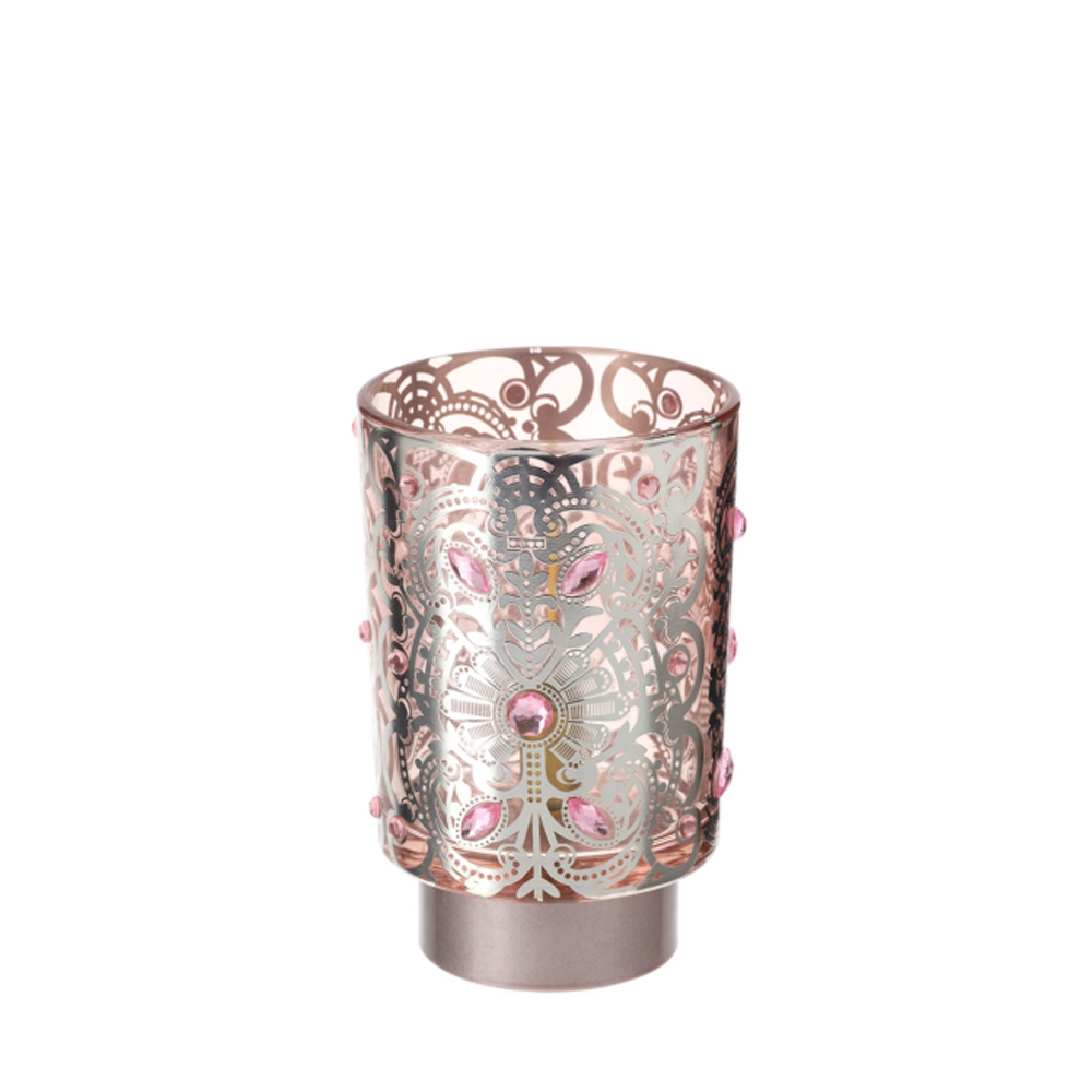 Lampada in vetro a led Byzatium - vari colori - 10x15 cm - Hervit - Foto 3