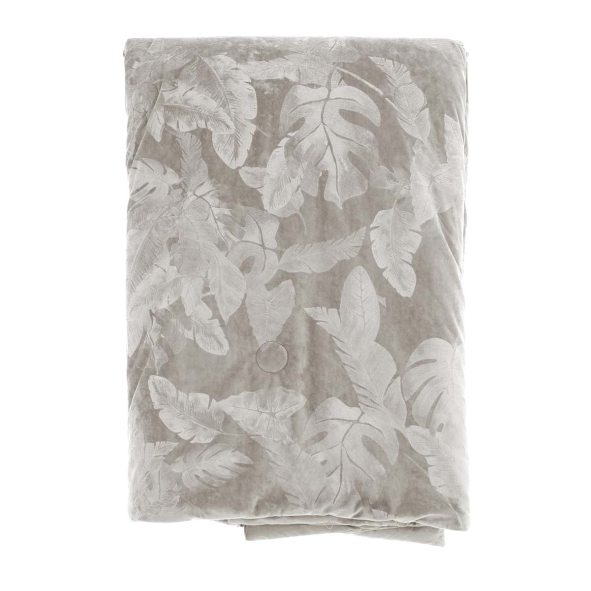 Trapunta in velluto beige - Collezione Victoria - 260x260 cm - Blanc Mariclo