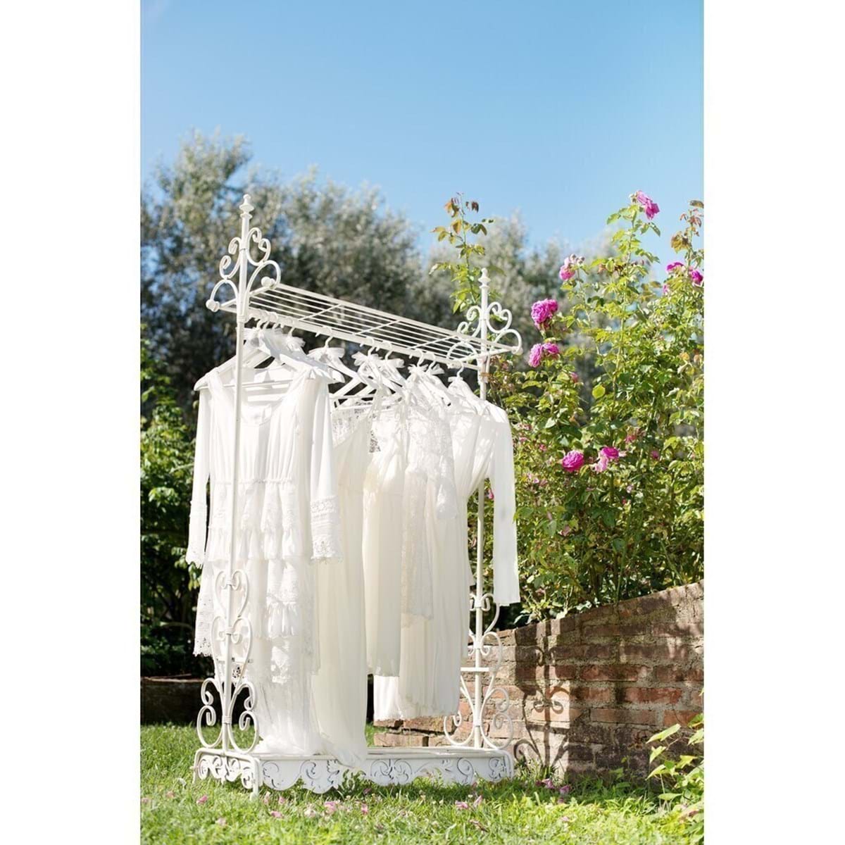 Guardaroba in metallo - Linea Curly Collection - 100x44x183 cm - Blanc Mariclo - Foto 3
