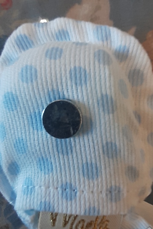 Sacchetto palloncino calamita con nome e  confetti  - 11x6 cm
