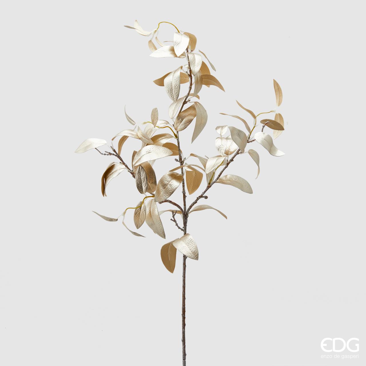 Ramo ulivo champagne metallizzato  - H. 86 cm - EDG