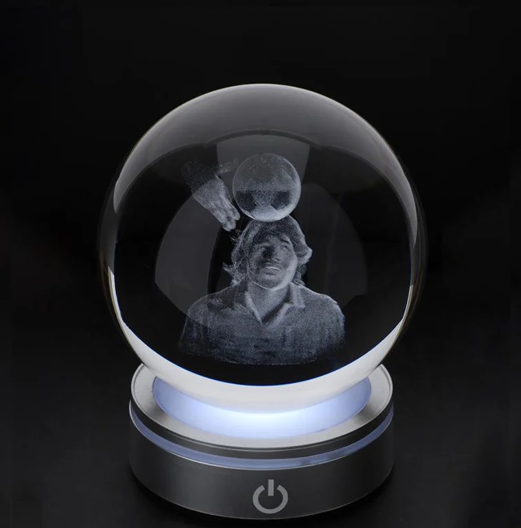 Sfera Crystal Planet Maradona - diam.6 cm - Hervit