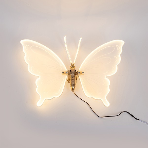 Farfalla luminosa LED Bianco Caldo - statica - 40 CM - E.L.