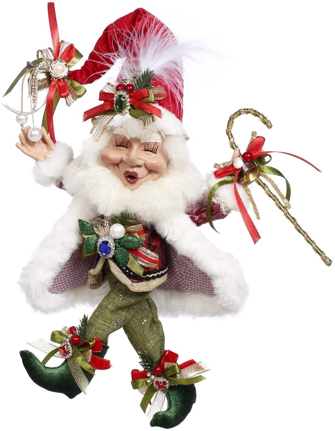 Folletto Santa Baby - Collezione Mark Roberts 2024 - H.25.5 cm - Goodwill
