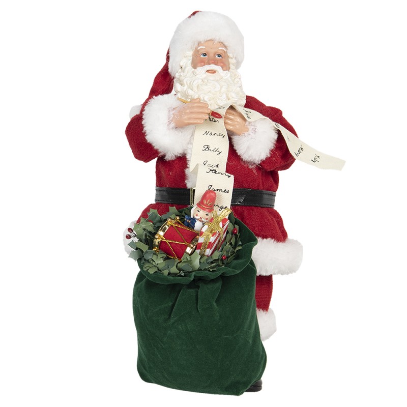 Babbo Natale con sacco - 17x28 cm - Clayre & Eef