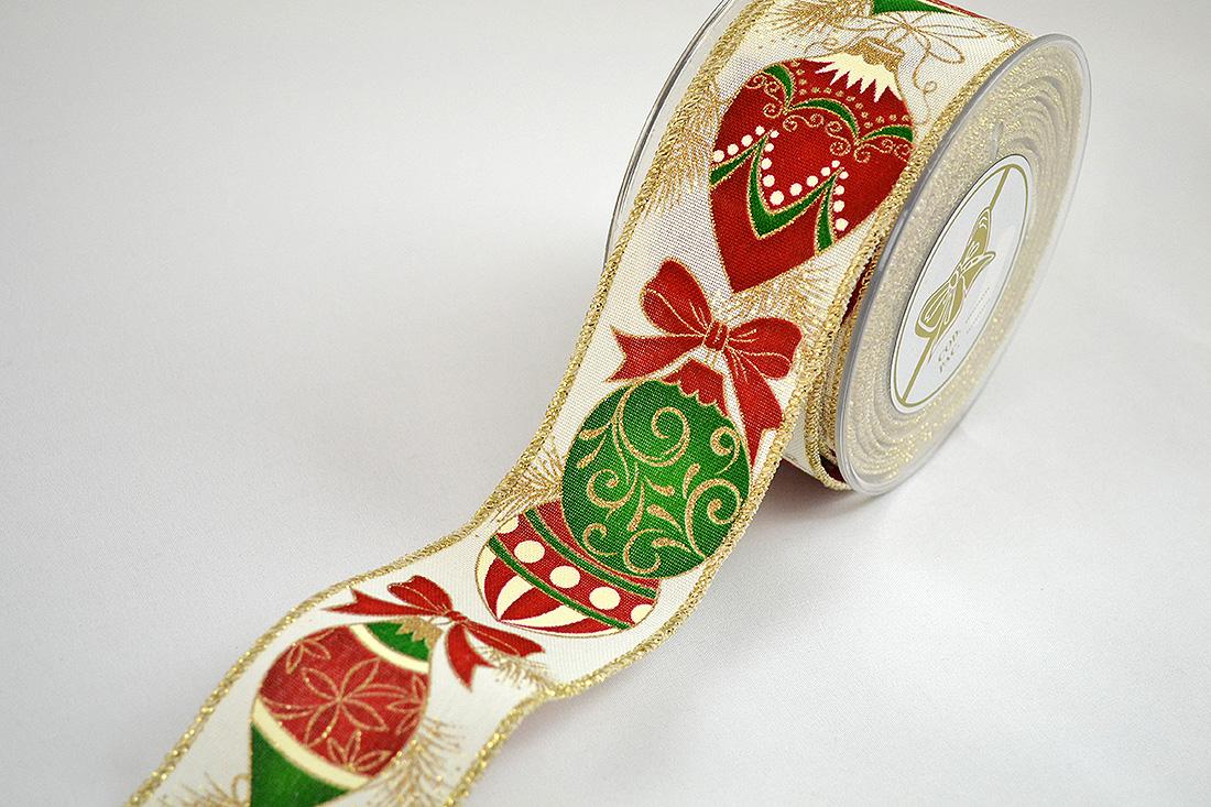 Rotolo di nastro fantasia natalizia - 5.5 cm x 9 mt - Kappa Decor