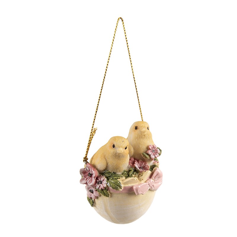 Decorazione da appendere con pulcini - H.7 cm - Clayre e Eef