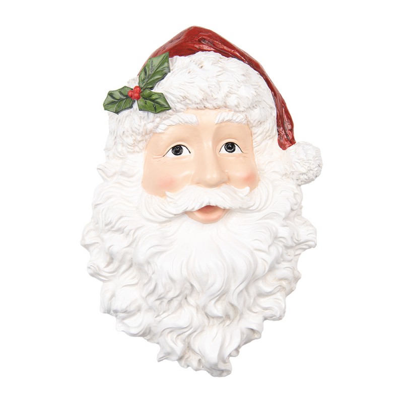Decorazione murale in resina Babbo Natale - 32x9x45 cm - Clayre e Eef