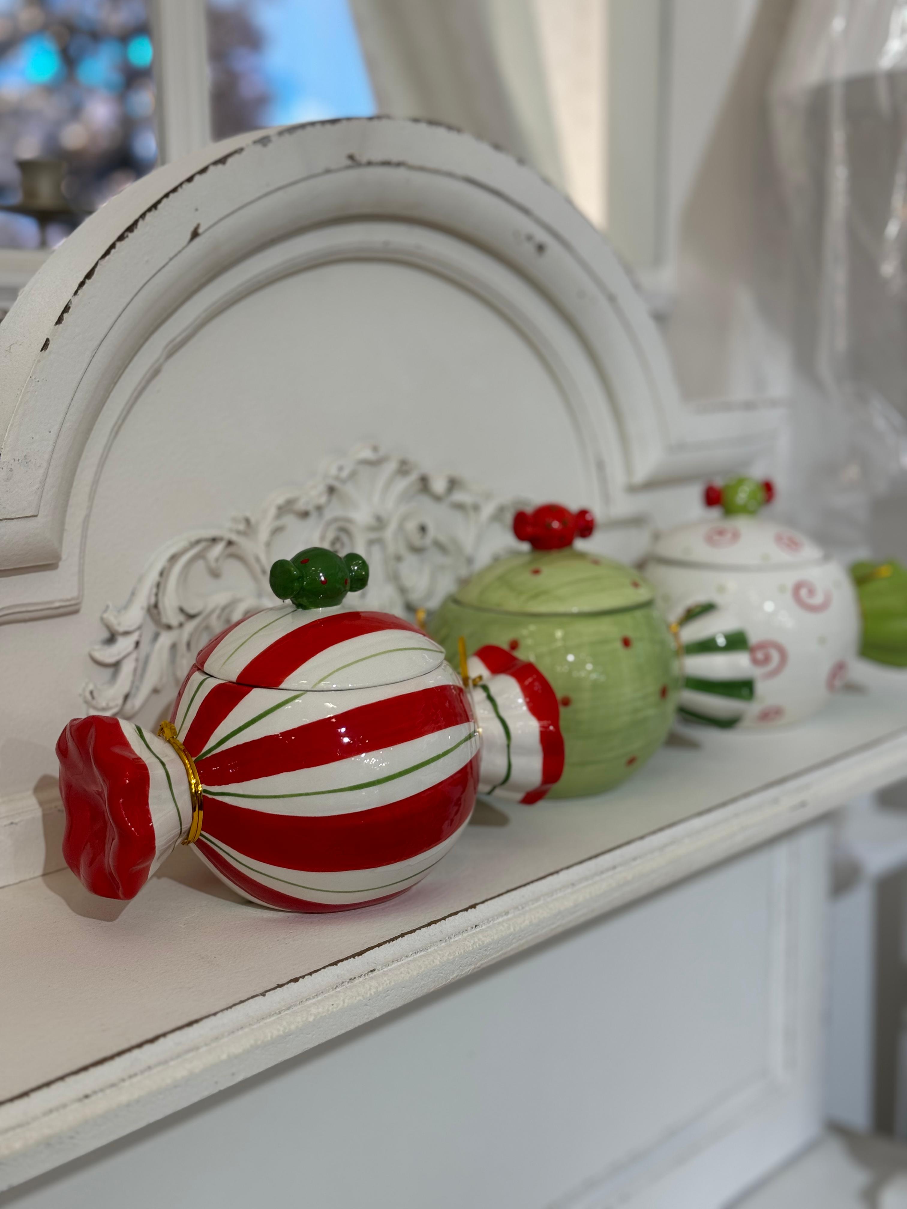 Scatola ceramica caramella Candy - 3 varianti - 19xH12  cm