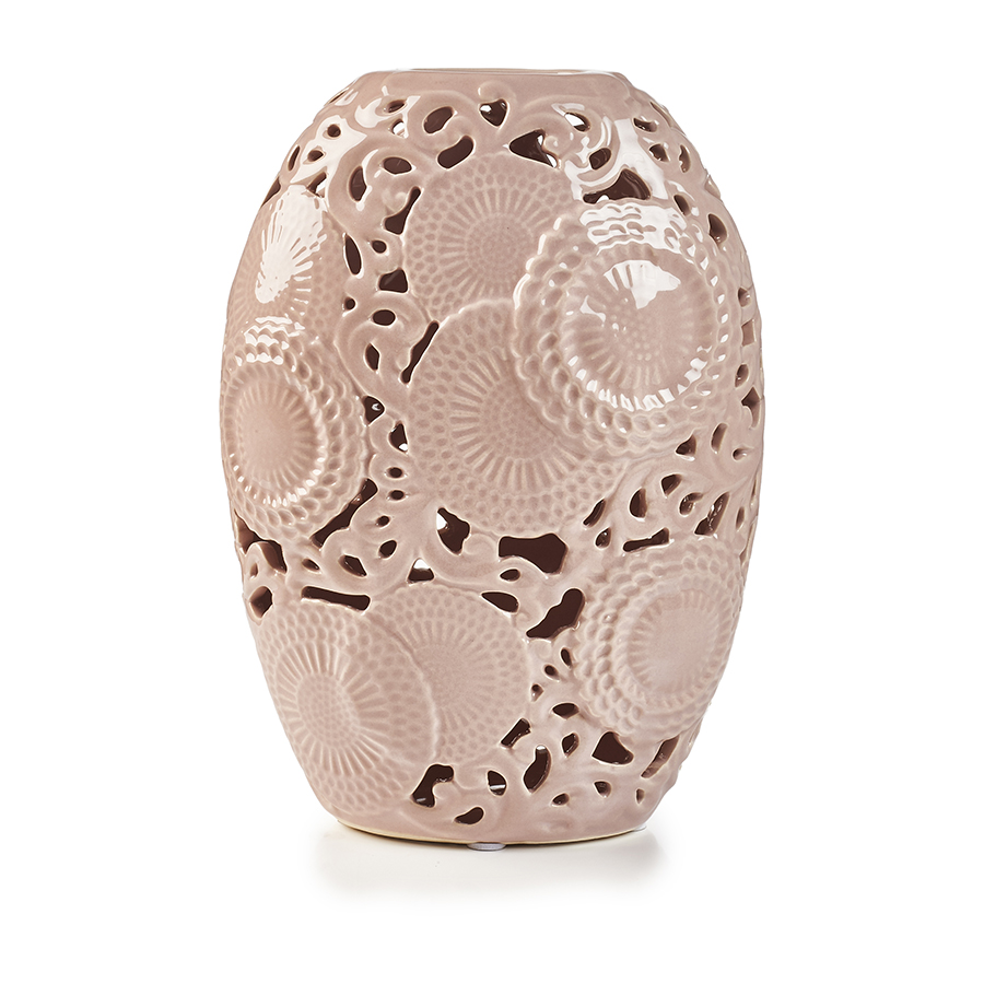 Vaso rosa in ceramica - 17x23 cm - Henriette