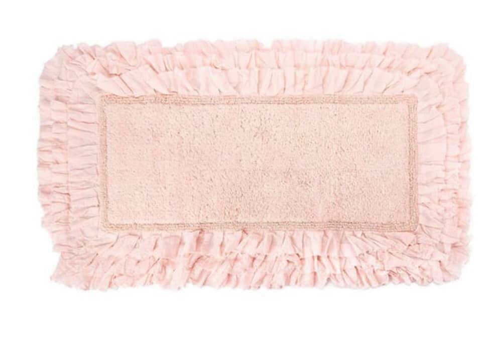Tappeto rosa cotone - 60X130 CM