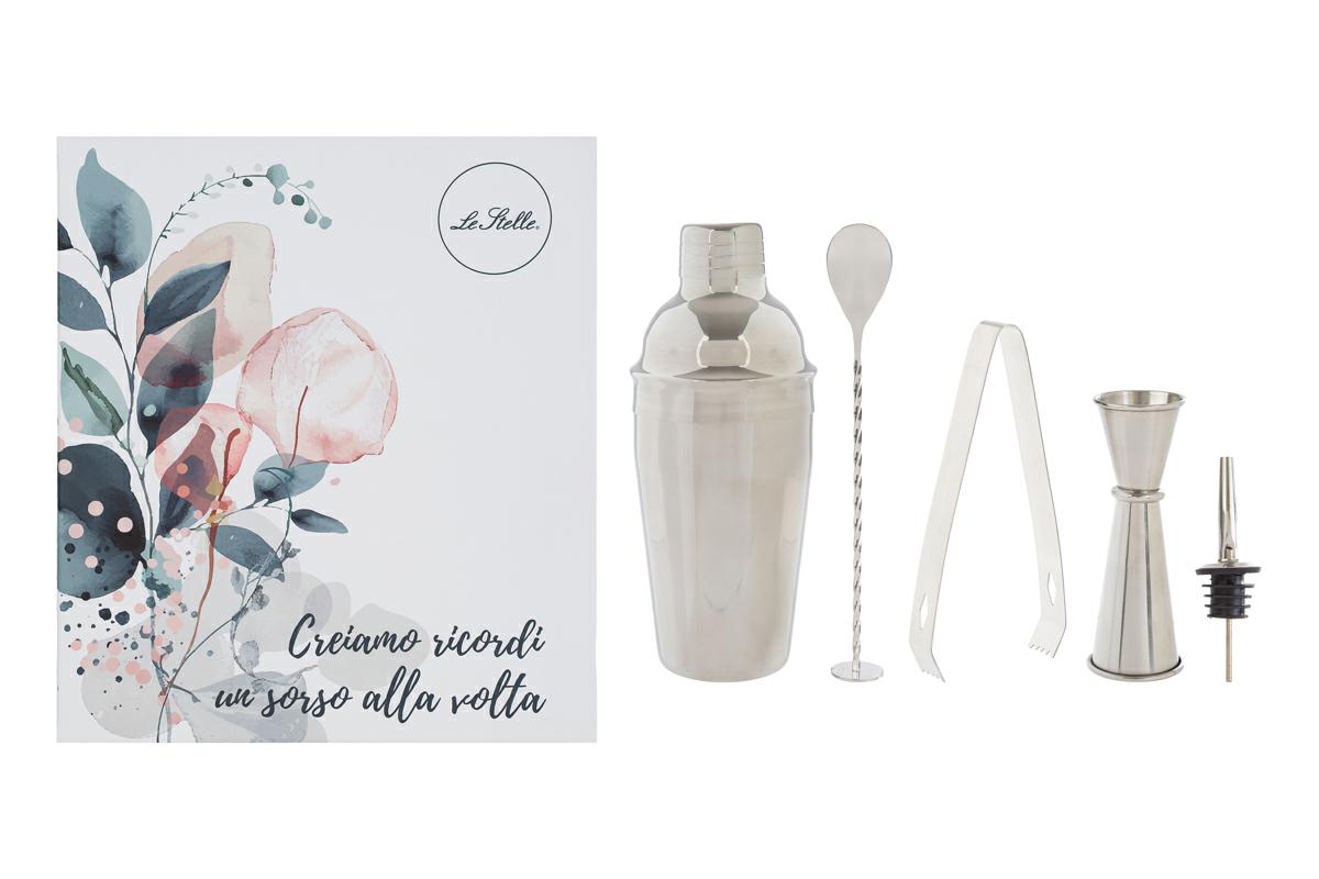 Sorsi d'Amore - Accessori 5 pz cocktail c/astuccio - Le Stelle