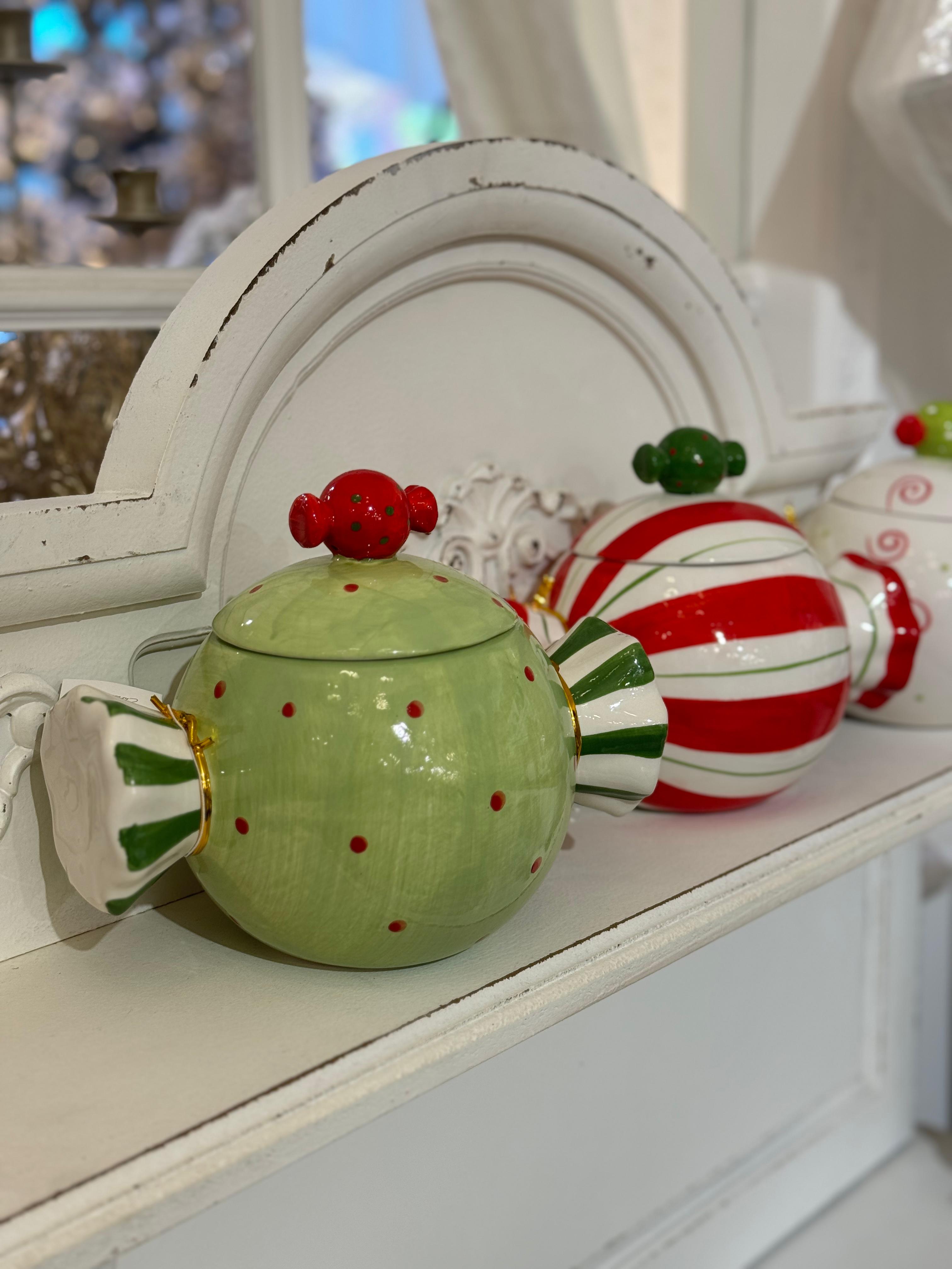 Scatola ceramica caramella Candy - 3 varianti - 22xH17 cm