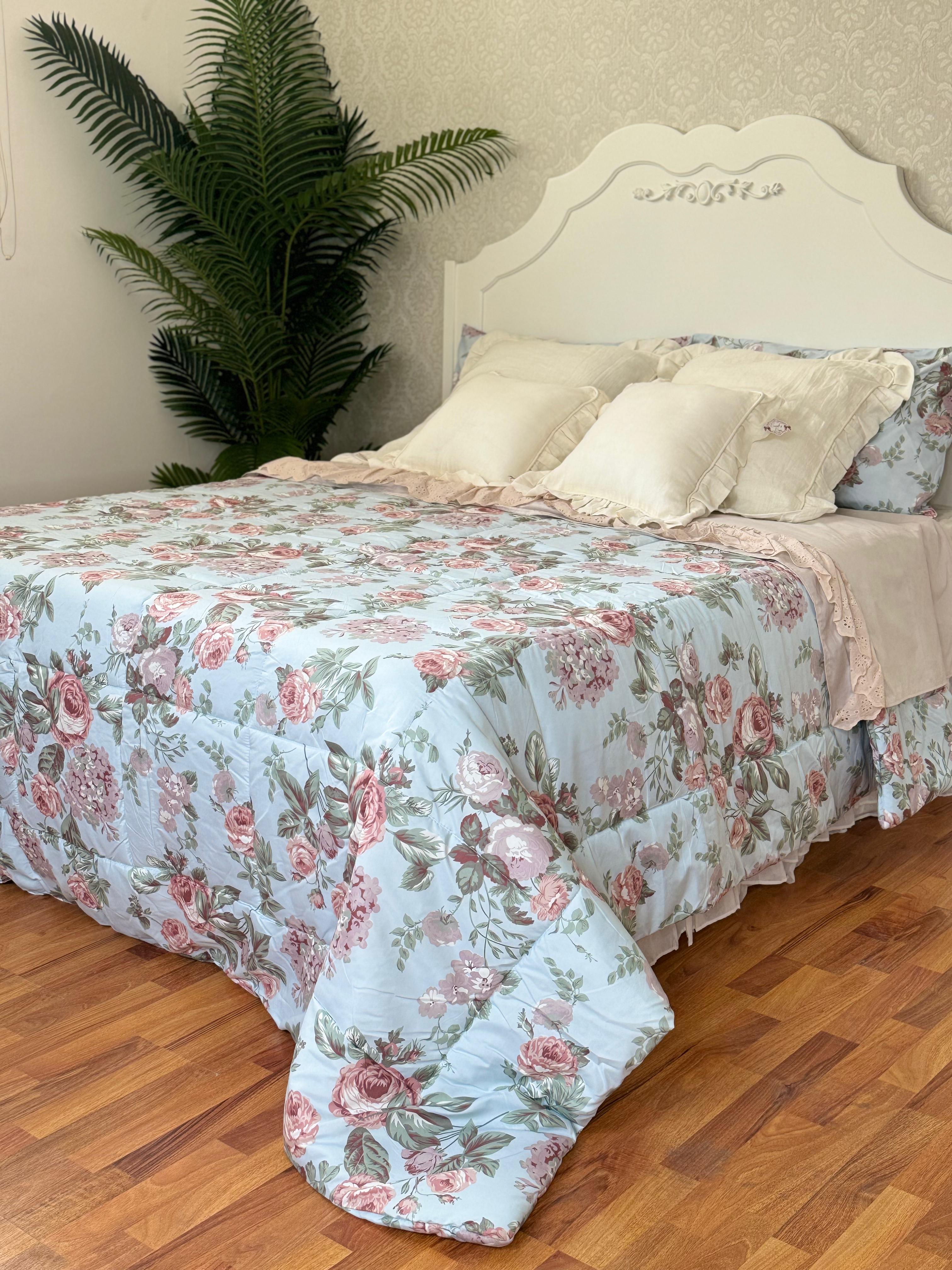 Trapunta matrimoniale Zaira - 260x260 cm + 2 federe - L'Atelier17