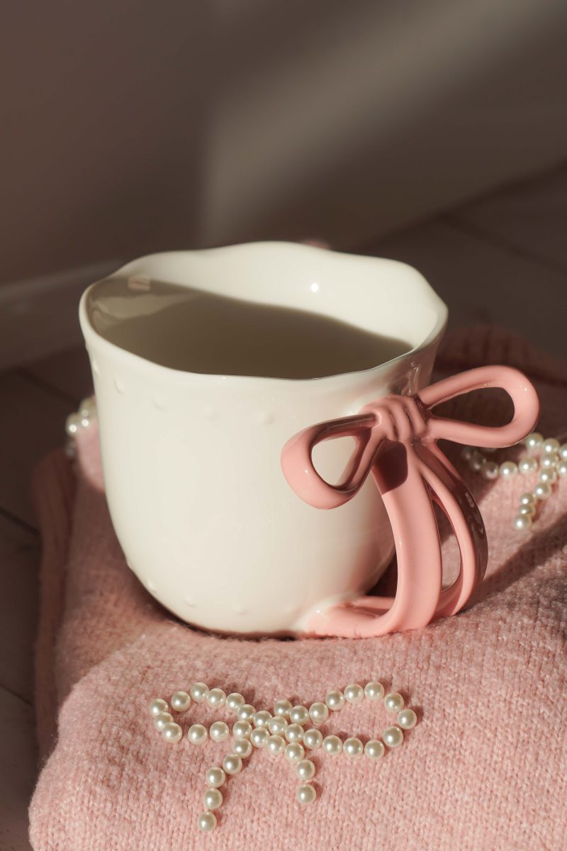 Tazza mug Ribbon Grace in porcellana - ml 350 - Isabelle Rose